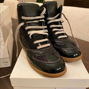 Maison Margiela Black High Top Sneaker